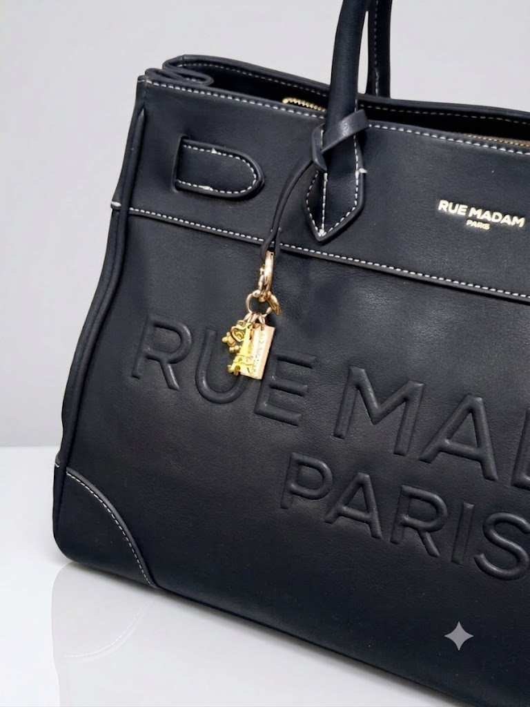 Rue Madam Paris borsa tote nera LA MAISON - immagine 3