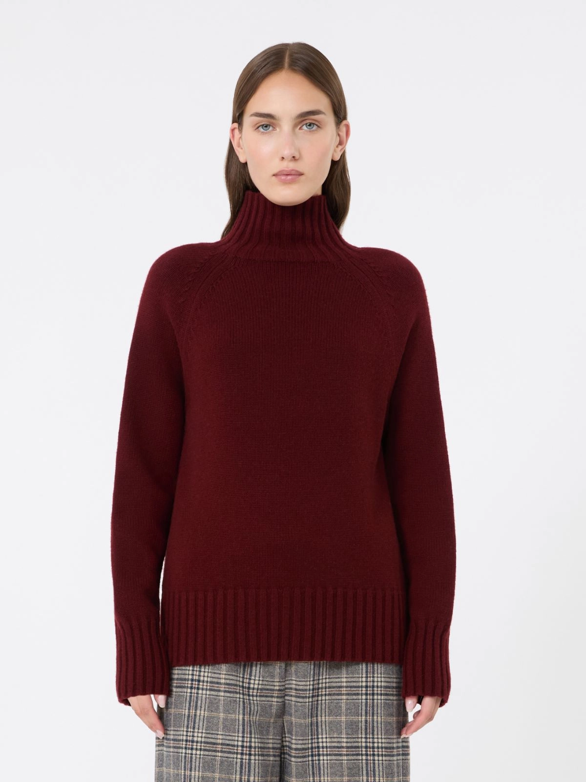 'S Max Mara maglia dolcevita bordeaux SMMMANTOVA