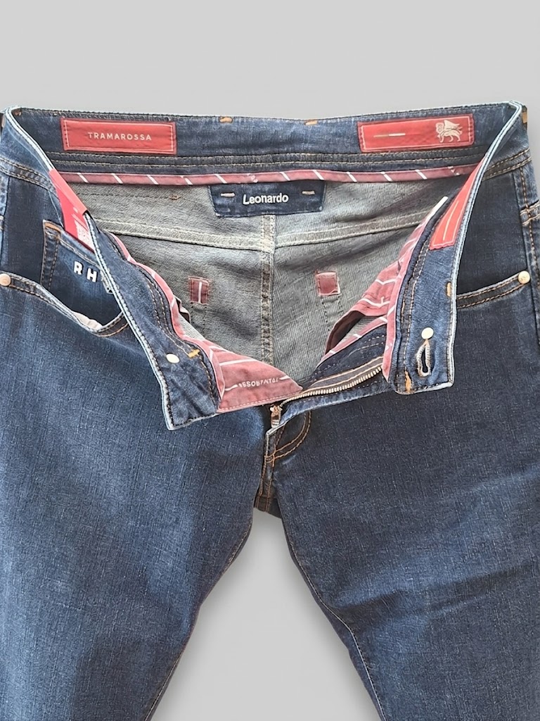 Tramarossa jeans indigo used relax lavaggio navy used LEONARDO - immagine 3