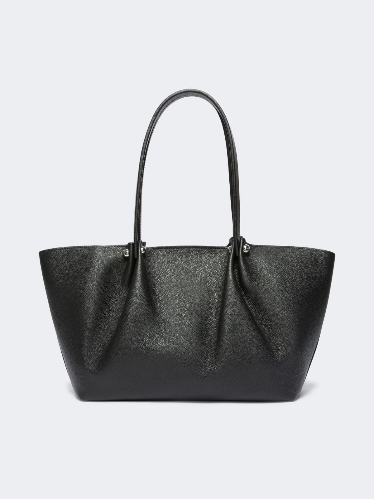 Weekend Max Mara borsa tote in pelle nera WKASATIRA - immagine 7