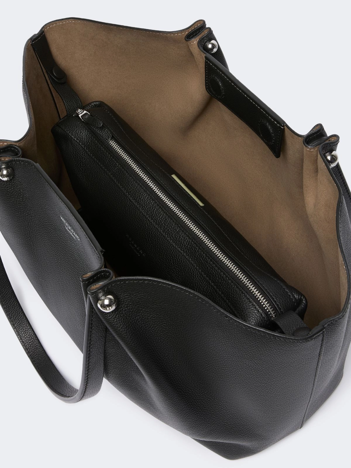 Weekend Max Mara borsa tote in pelle nera WKASATIRA - immagine 4