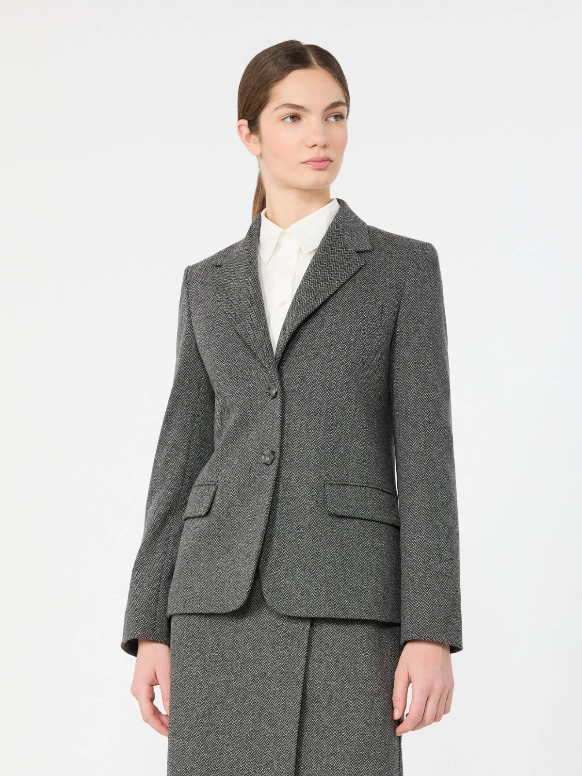 Weekend Max Mara giacca in jersey grigia WKDFEROCE