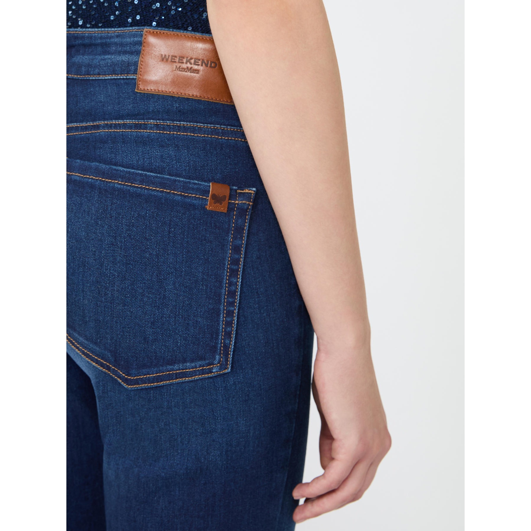Weekend Max Mara jeans blu slim fit WKDRAPALLO - immagine 2
