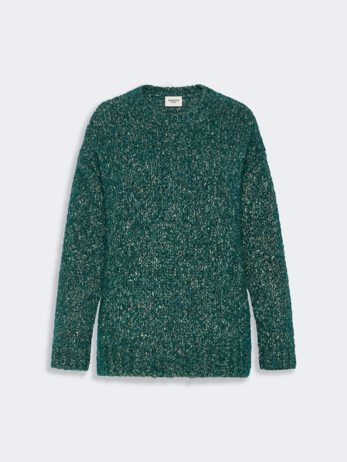 Weekend Max Mara maglia girocollo in misto alpaca verde scuro WKDHOBBY - immagine 4