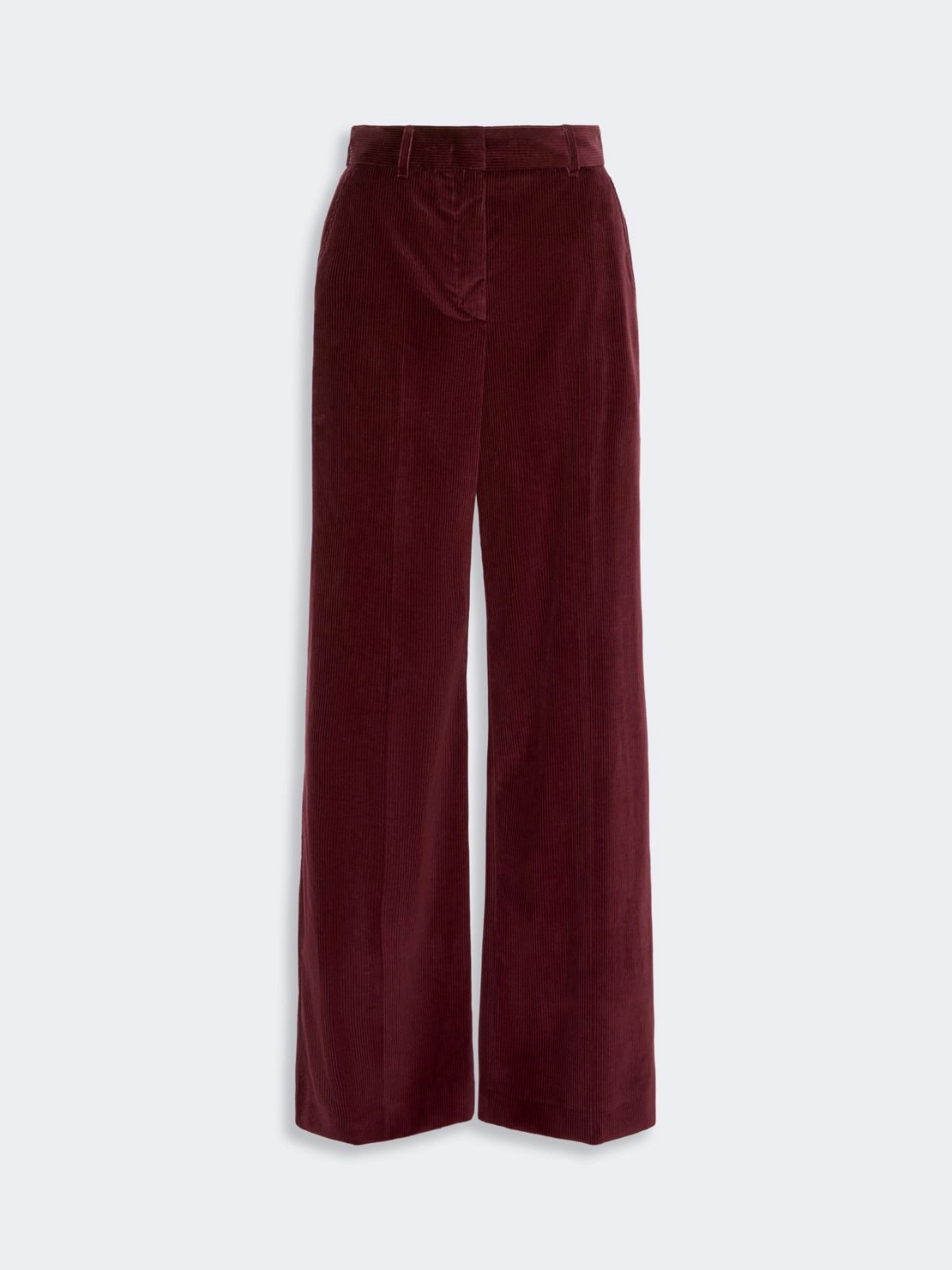 Weekend Max Mara pantalone gamba larga in velluto bordeaux WKDTANIA - immagine 3