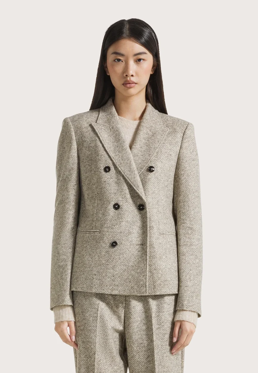 Seventy 19.70 giacca doppio petto spigata beige