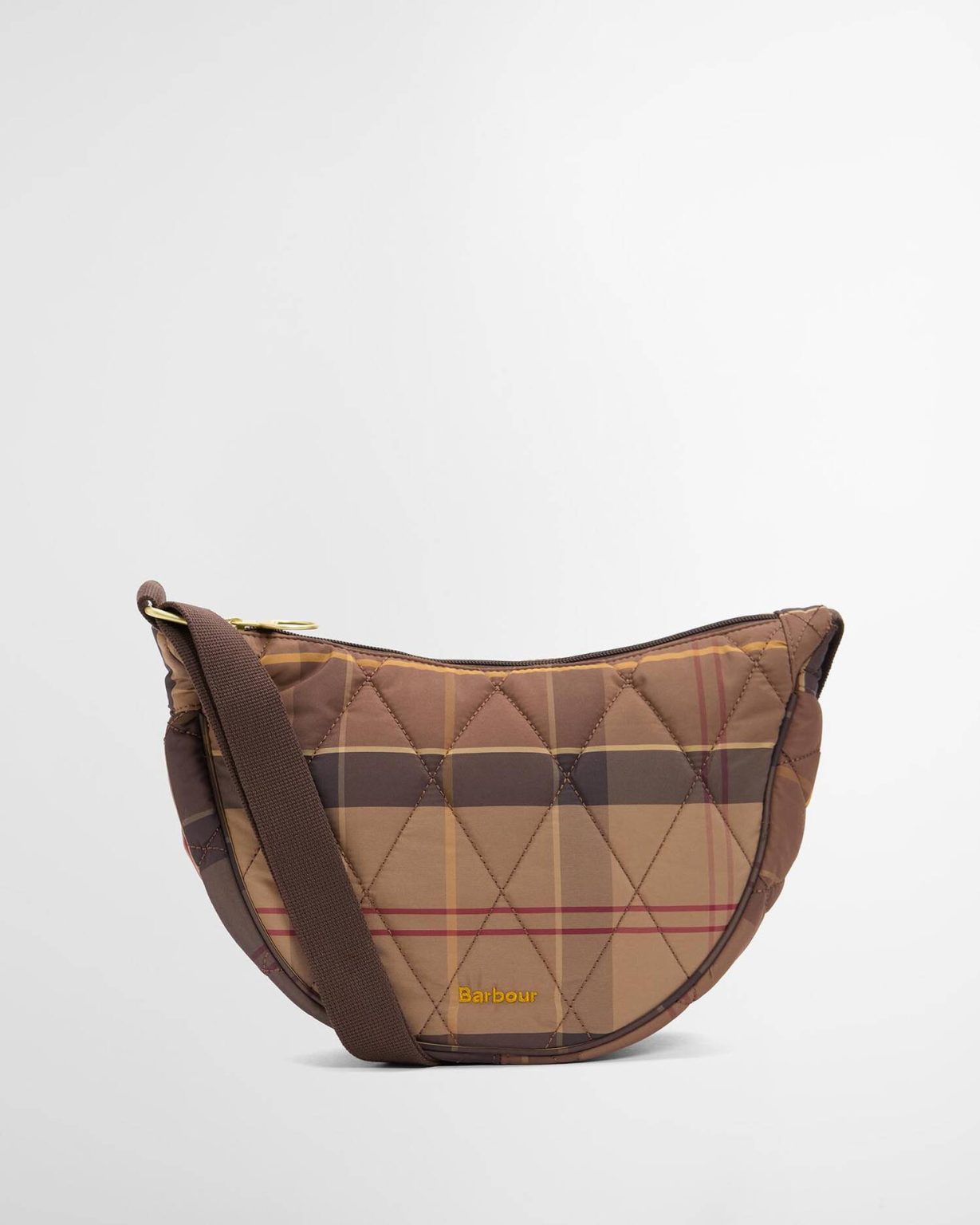 Barbour donna borsa slide trapuntata tartan HEALY