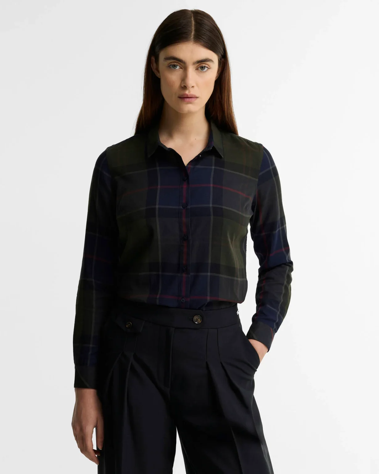 Barbour donna camicia tartan BREDON