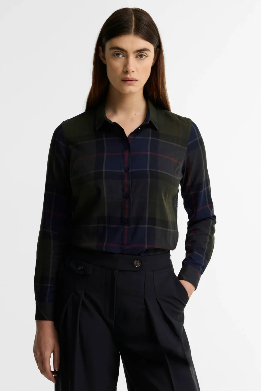 Barbour donna camicia tartan BREDON