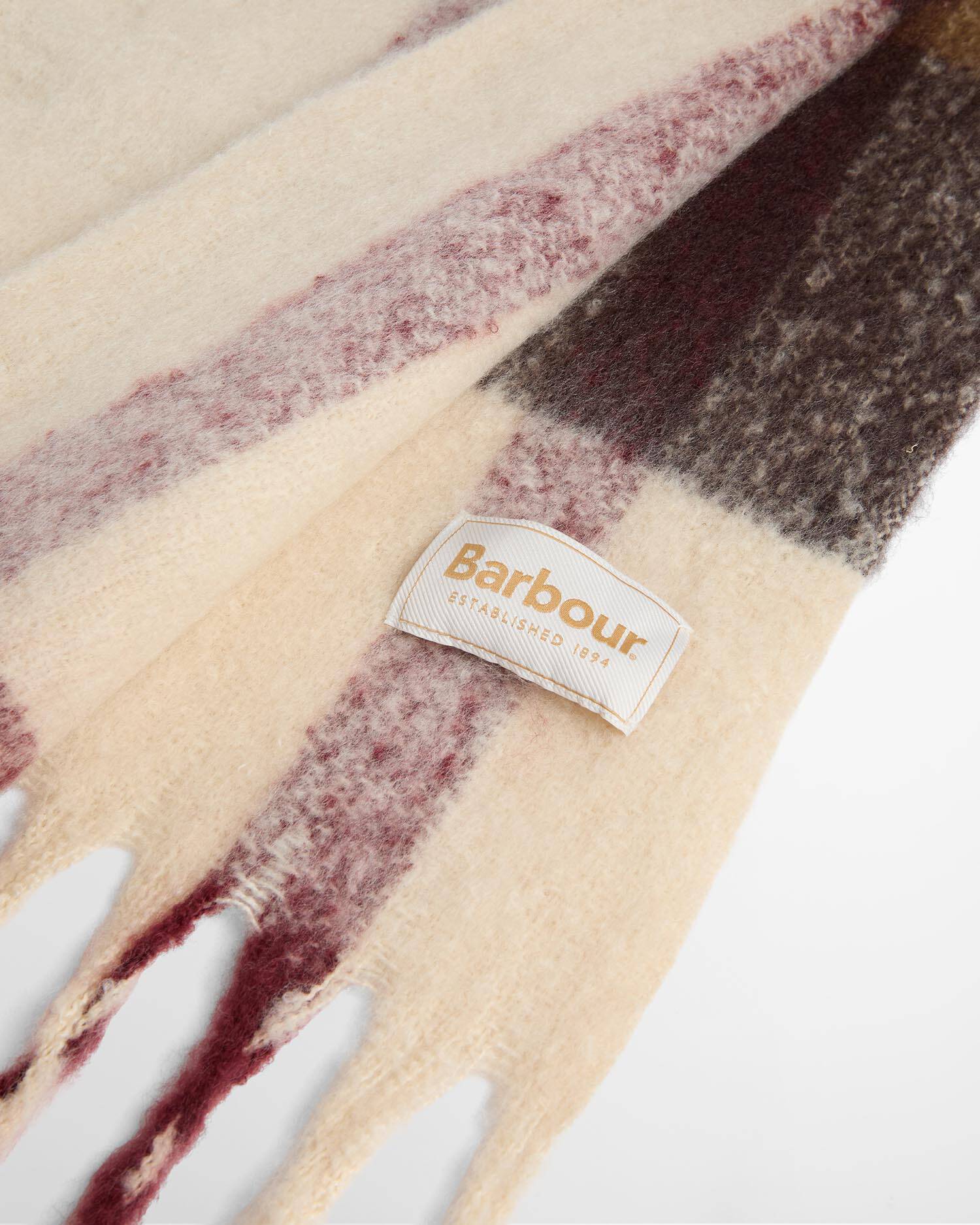 Barbour sciarpa bouclè tartan ISLA - immagine 3