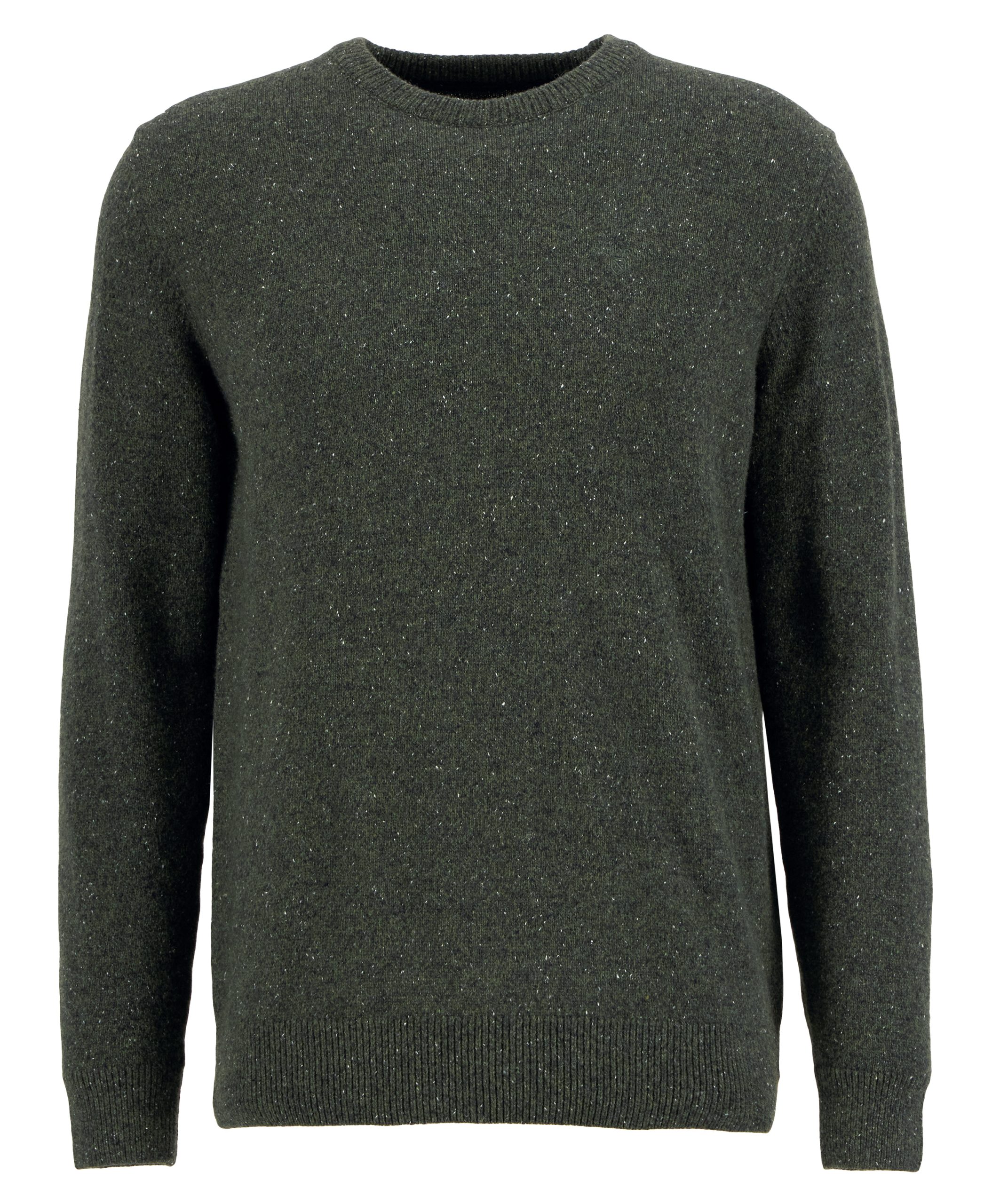 Barbour uomo maglia girocollo donegal verde TISBURY - immagine 5
