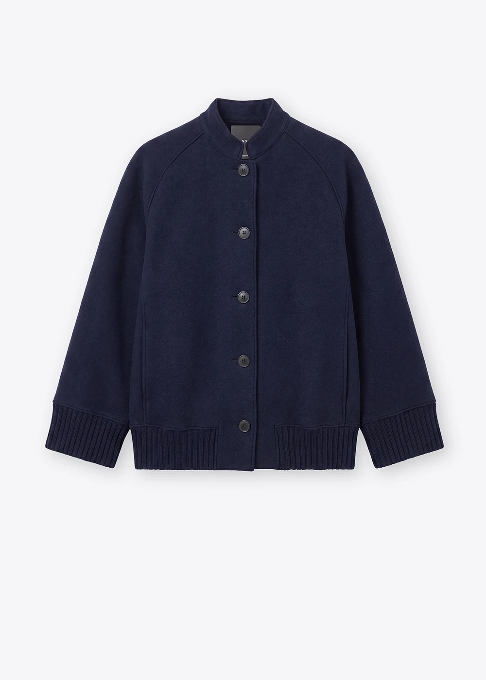 Rosso 35 giacca bomber in lana blu - immagine 4