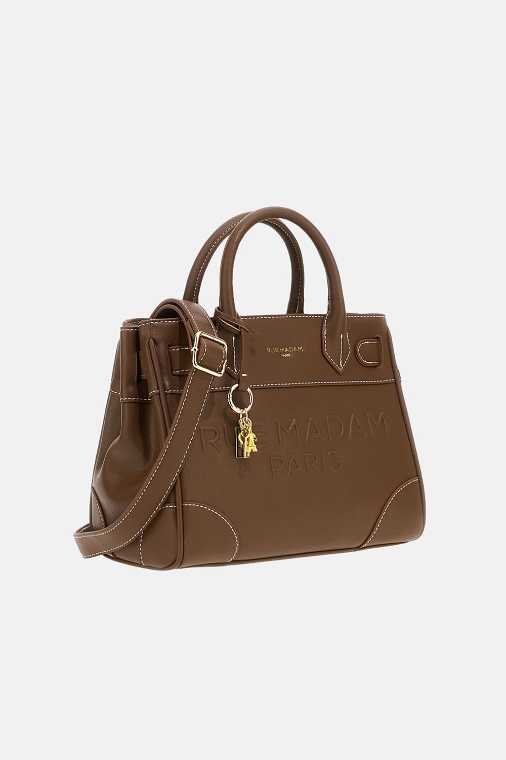 Rue Madam Paris borsa mini tote marrone LA MAISON - immagine 3
