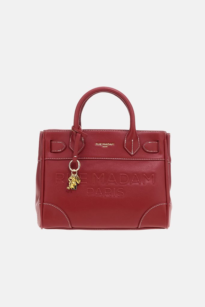 Rue Madam Paris borsa mini tote rosso barolo LA MAISON
