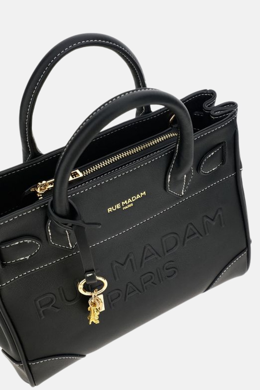 Rue Madam Paris borsa mini tote nera LA MAISON - immagine 4