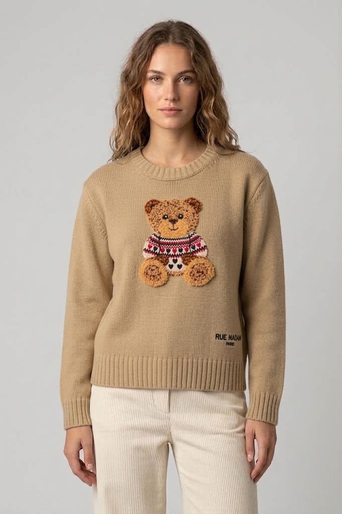 Rue Madam Paris maglia girocollo MARVIN LOVE JUMPER