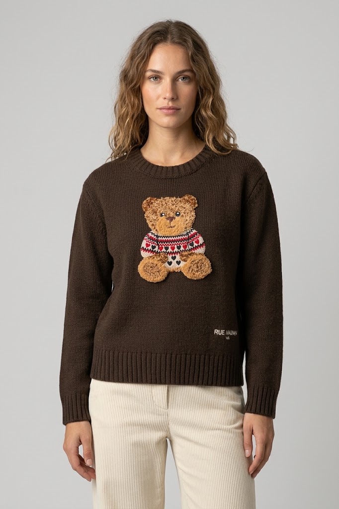 Rue Madam Paris maglia girocollo MARVIN LOVE JUMPER