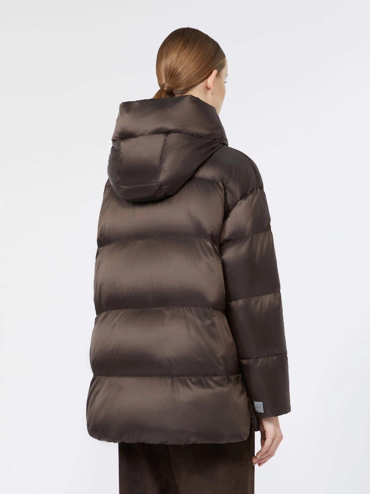 'S Max Mara The Cube imbottito corto ampio marrone MTCNERINE - immagine 4