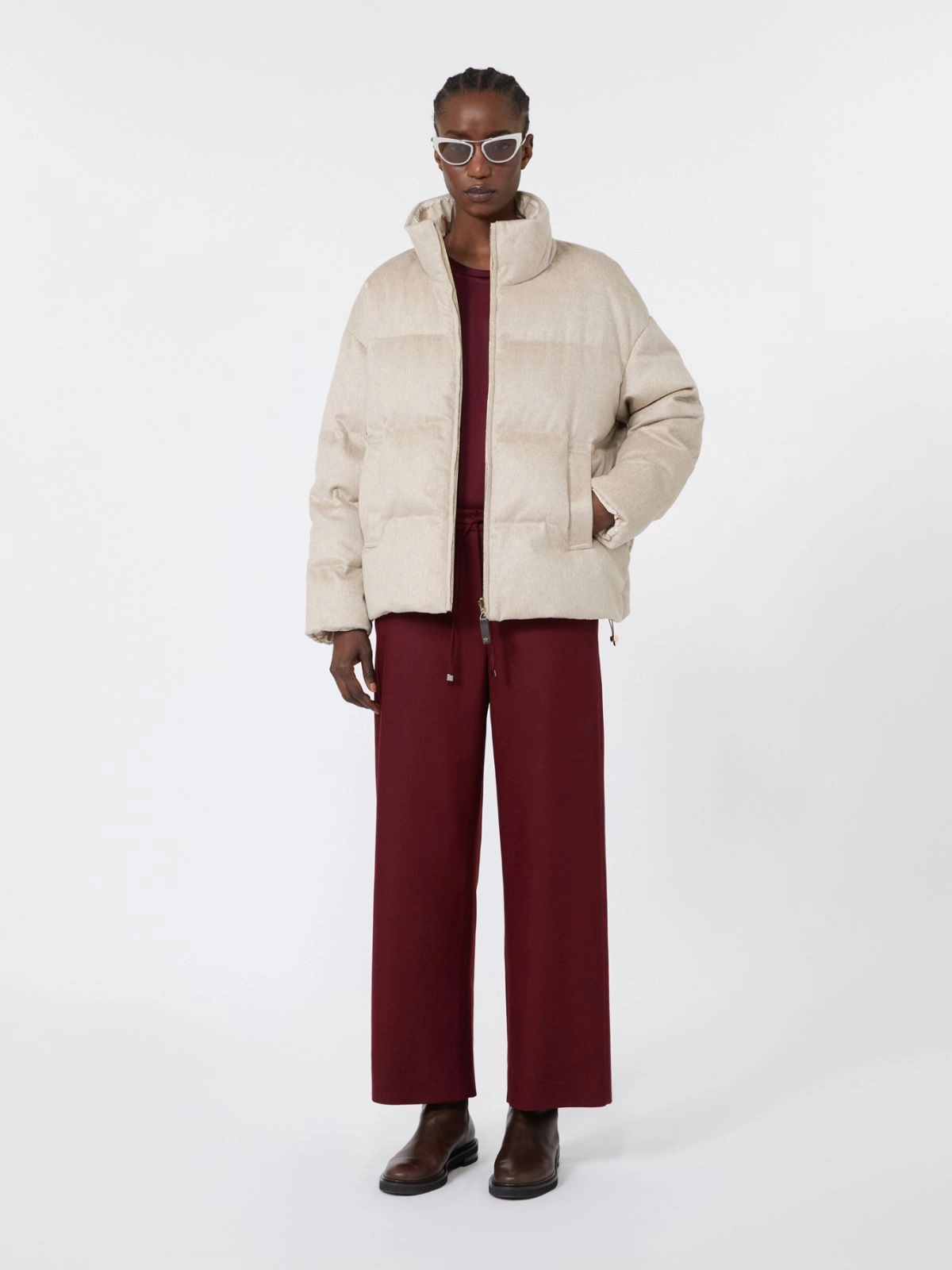 'S Max Mara The Cube imbottito corto reversibile albino MTCDIVINA - immagine 5