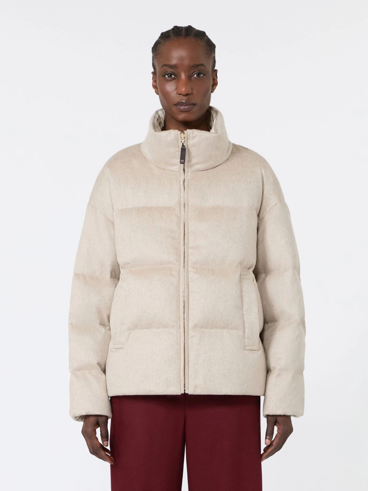 'S Max Mara The Cube imbottito corto reversibile albino MTCDIVINA