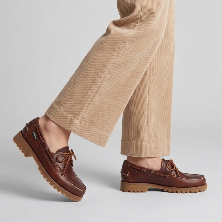 Sebago donna scarpa da barca con carrarmato marrone RANGER WAXY
