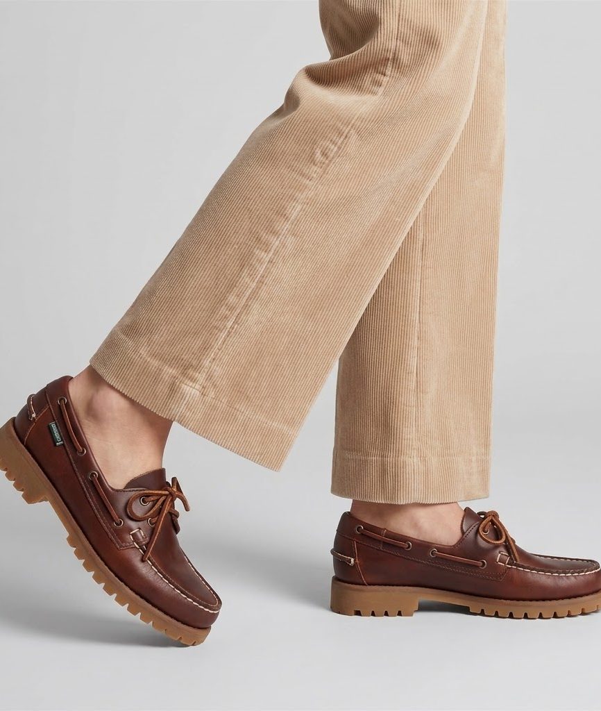 Sebago donna scarpa da barca con carrarmato marrone RANGER WAXY
