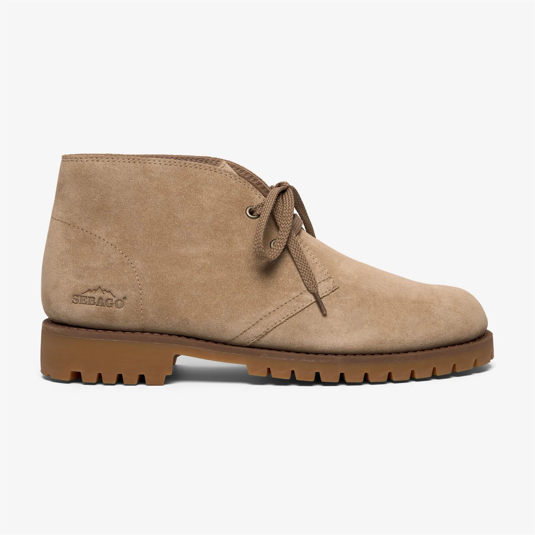 Sebago uomo polacchino scamosciato con carrarmato marrone DOBBY LUG - immagine 4