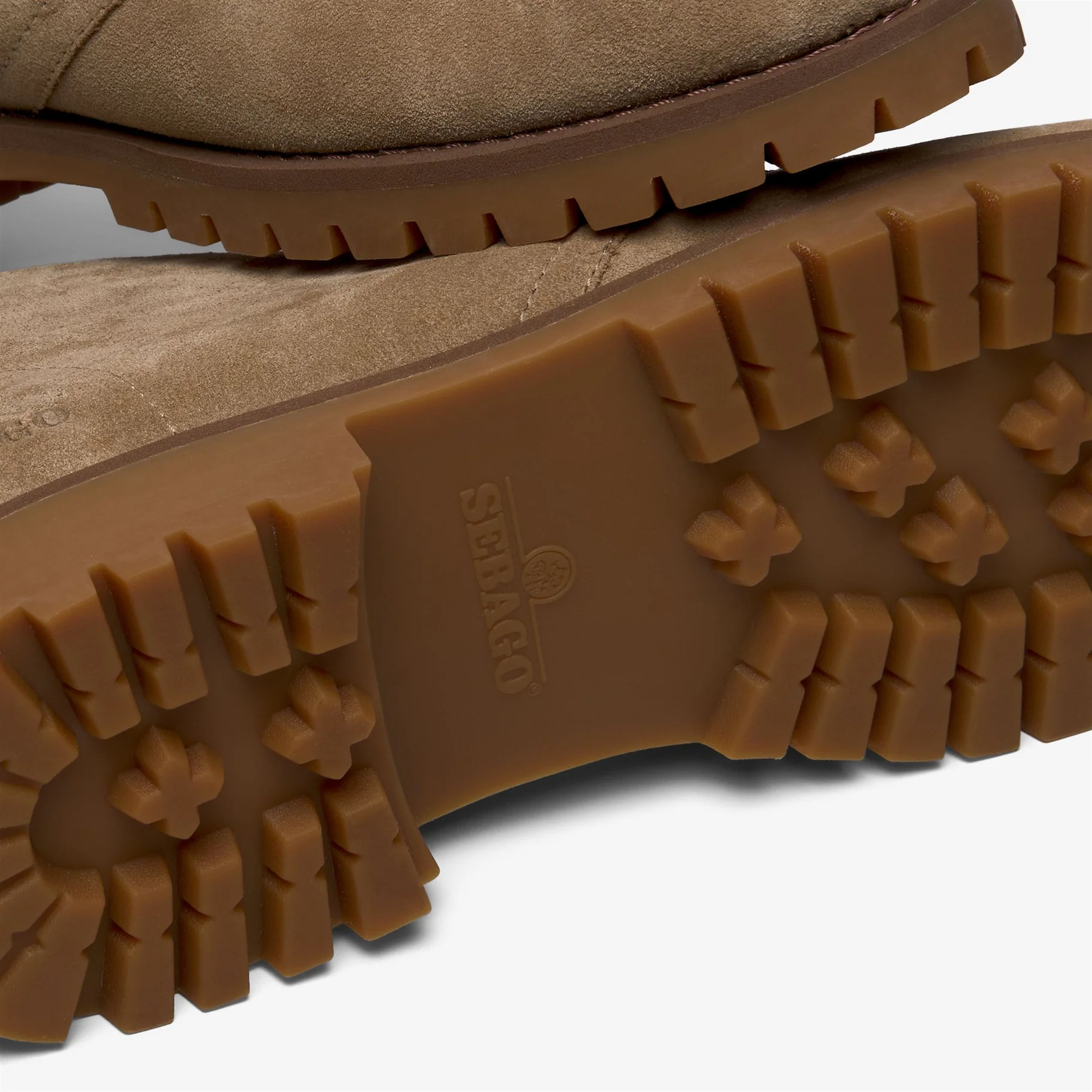 Sebago uomo polacchino scamosciato con carrarmato marrone DOBBY LUG - immagine 2