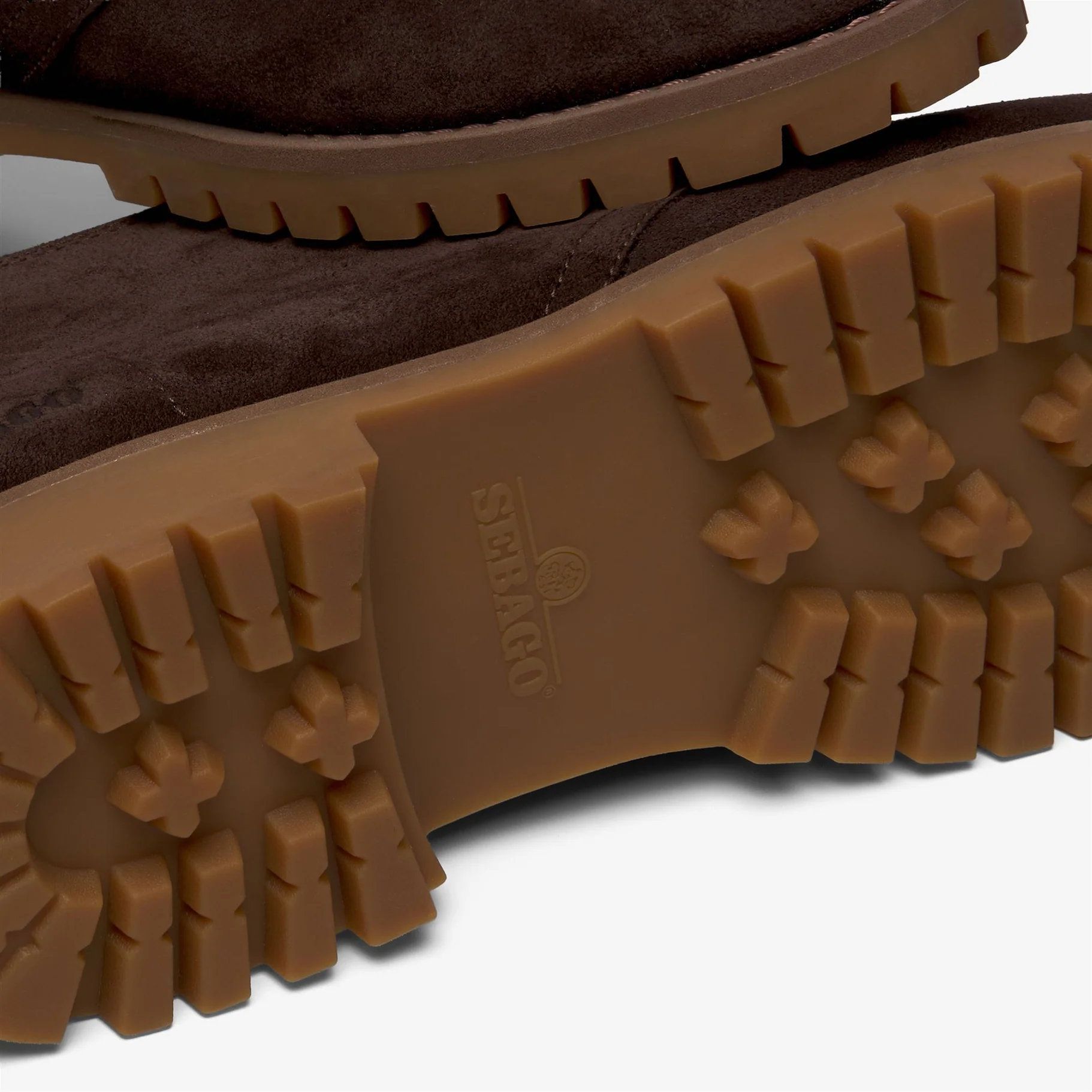 Sebago uomo polacchino scamosciato con carrarmato marrone DOBBY LUG - immagine 3
