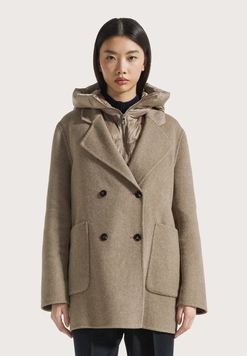 Seventy 19.70 cappotto con interno staccabile beige