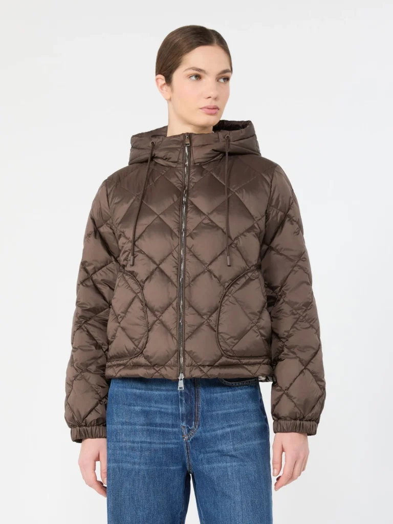 Weekend Max Mara giacca imbottita marrone castagna WKDERIS