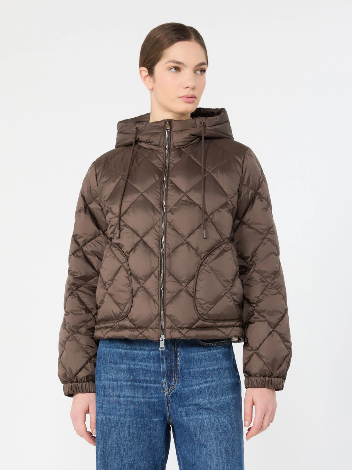 Weekend Max Mara giacca imbottita marrone castagna WKDERIS