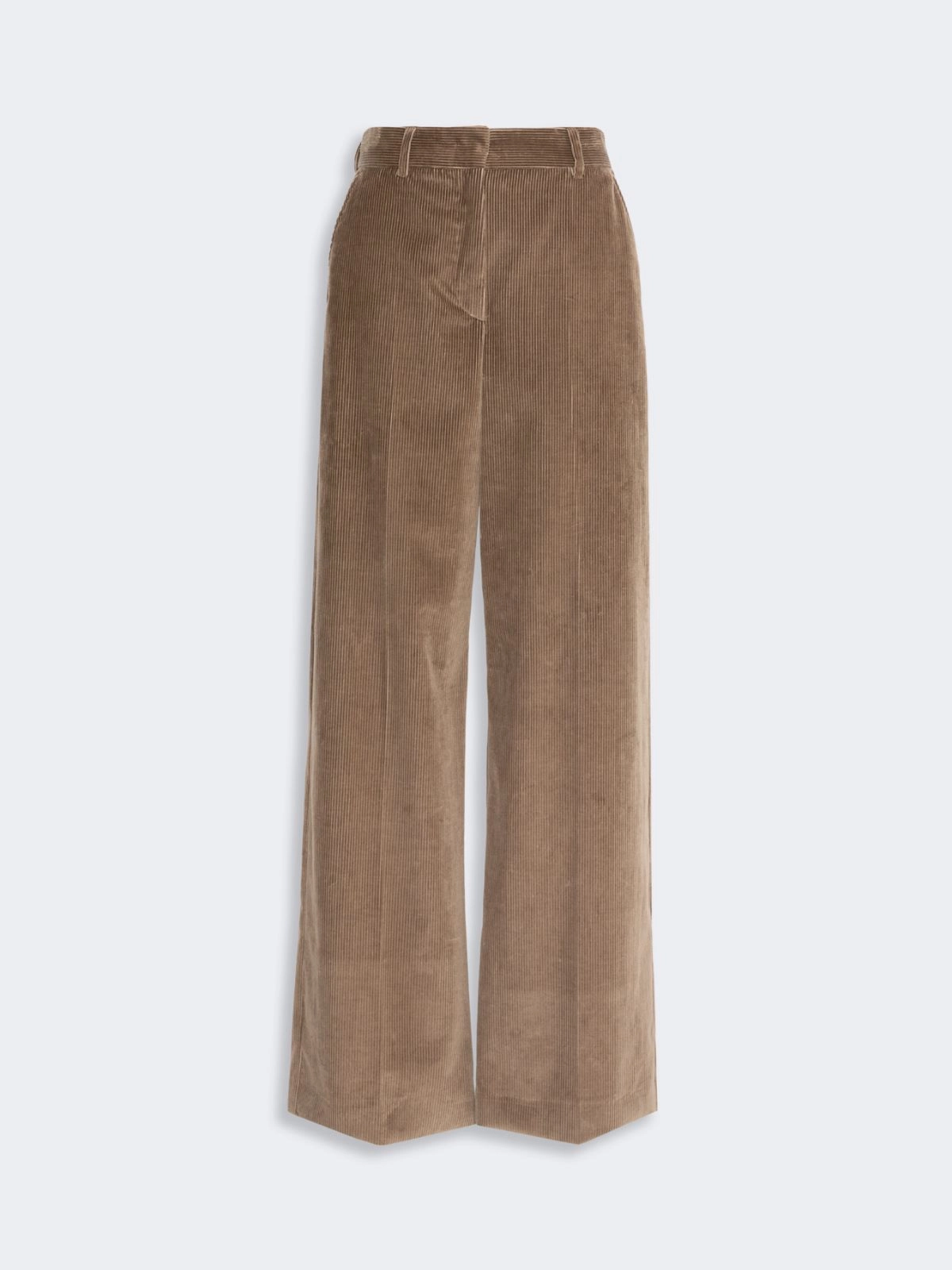 Weekend Max Mara pantalone gamba larga in velluto marrone noce WKDTANIA - immagine 4