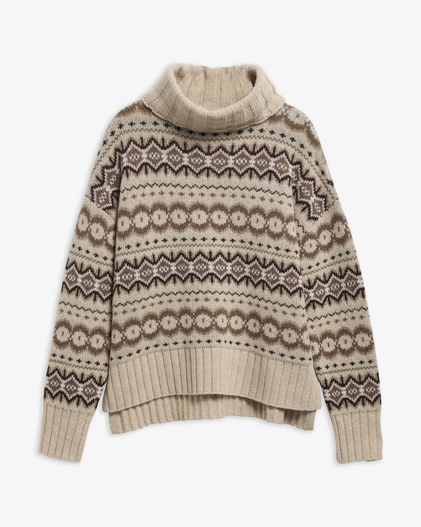 Barbour donna maglia dolcevita motivo Fair Isle HELEN - immagine 4