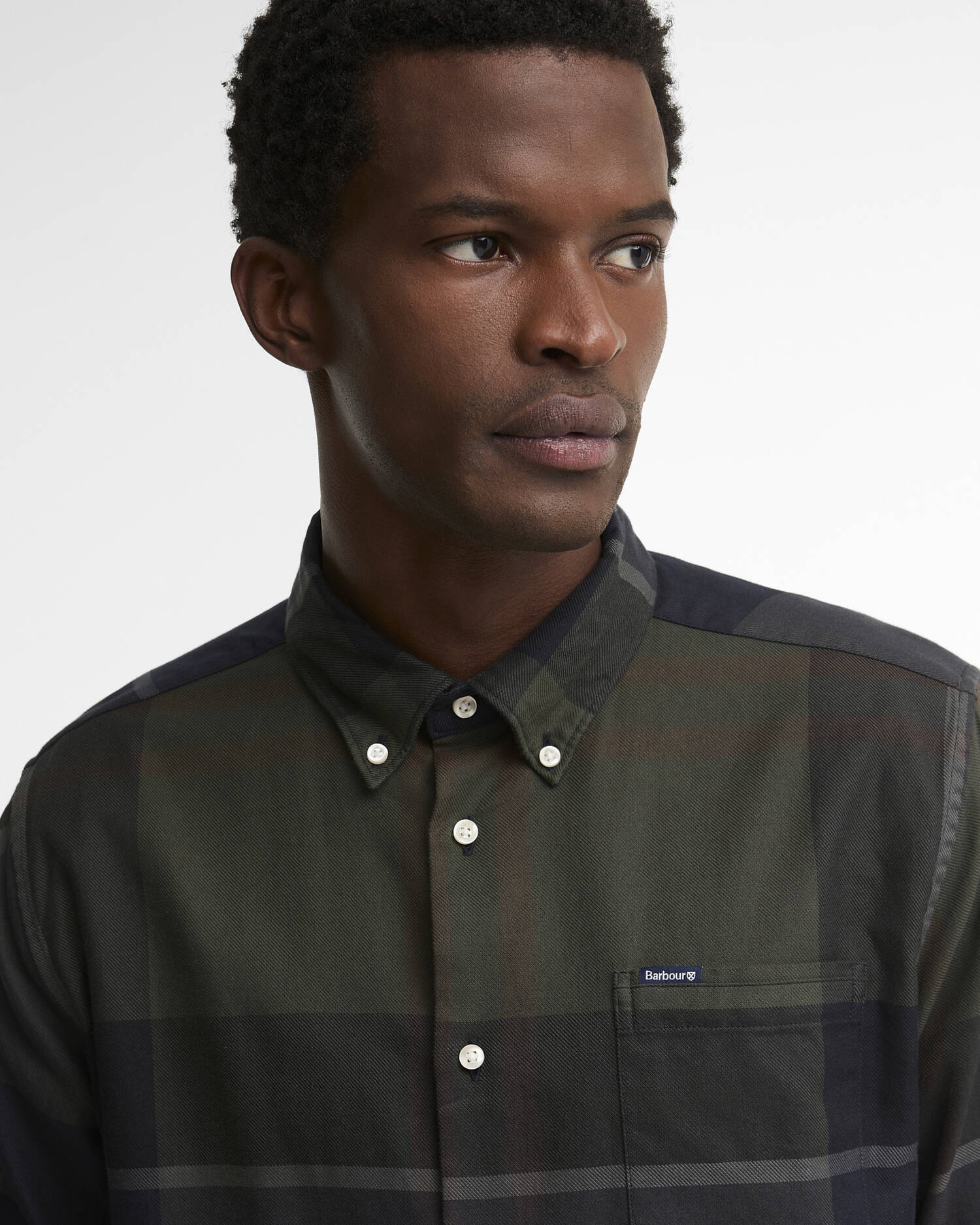 Barbour uomo camicia button down a quadri DUNOON - immagine 2
