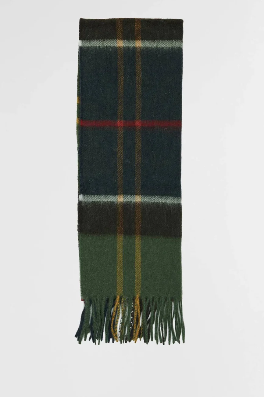 Barbour sciarpa tartan in lana e cashmere CARRBRIDGE