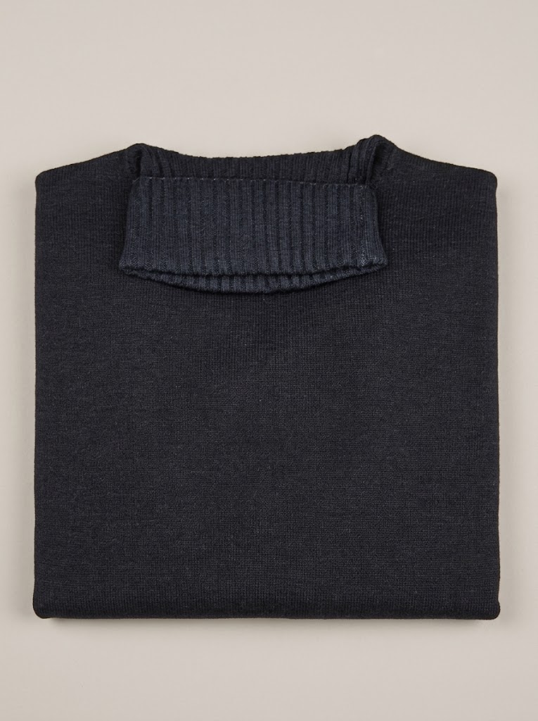 Filippo De Laurentiis maglia dolcevita in merino nuvola blu - immagine 3