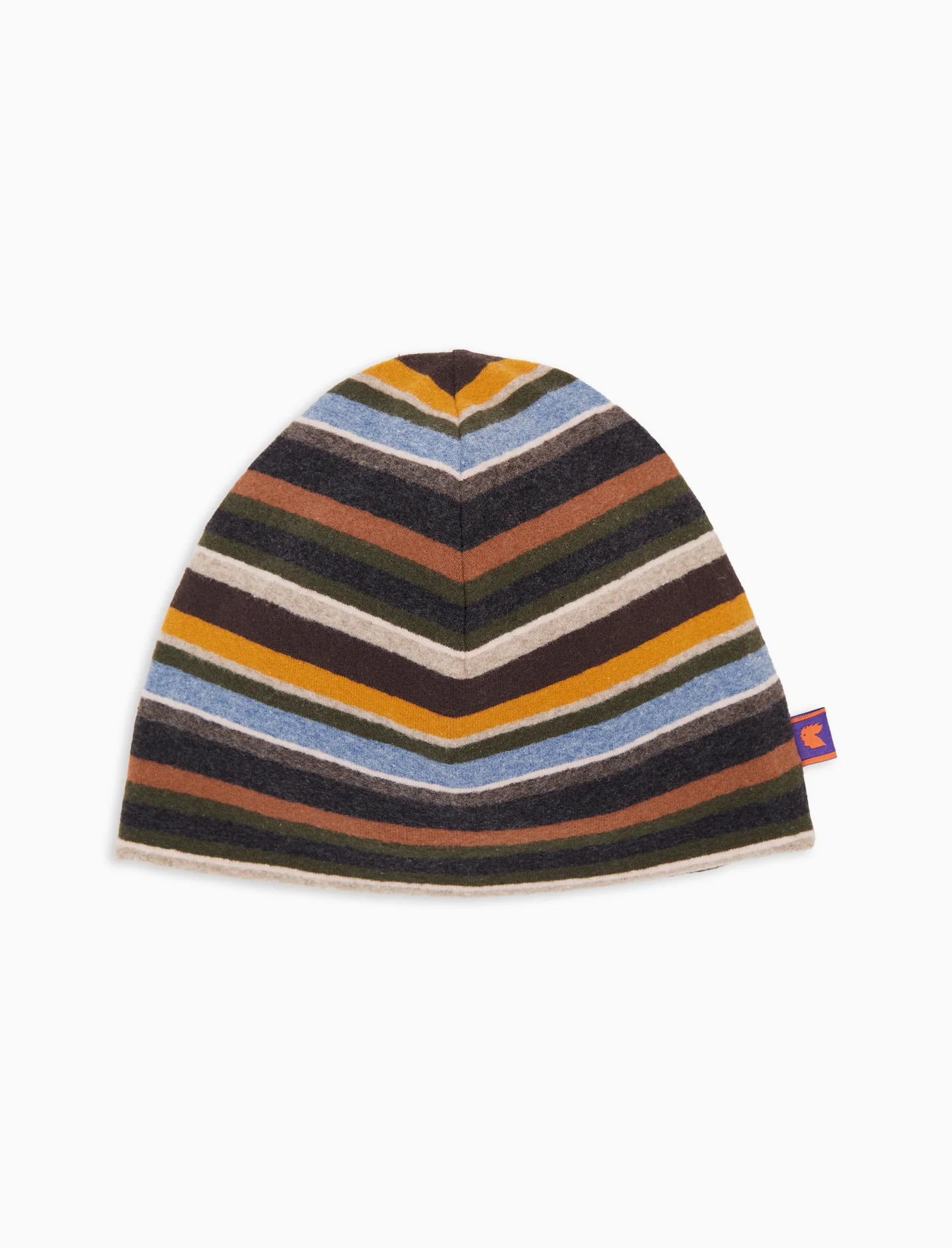 Gallo unisex cappello a calotta in pile riga multicolor antracite militare 104338