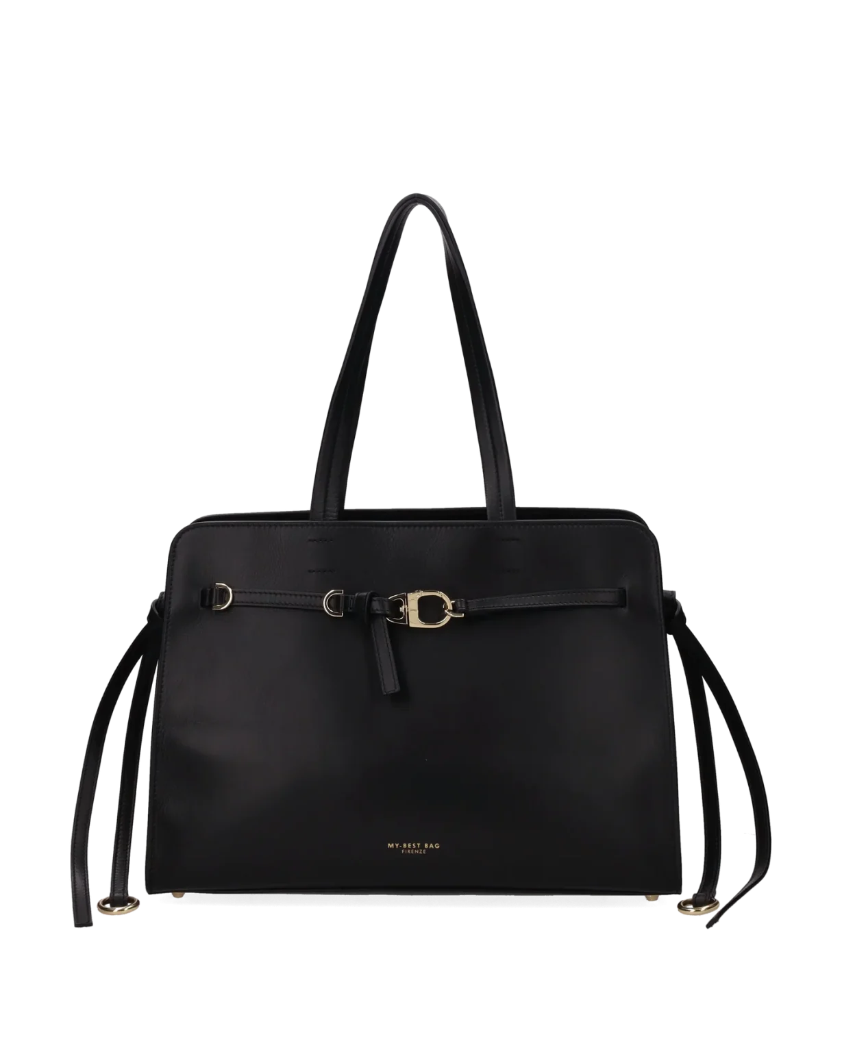My Best Bag borsa a spalla in nappa nera DEMETRA BIG