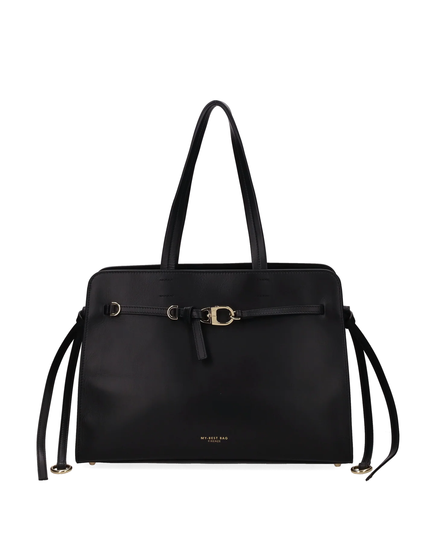 My Best Bag borsa a spalla in nappa nera DEMETRA BIG
