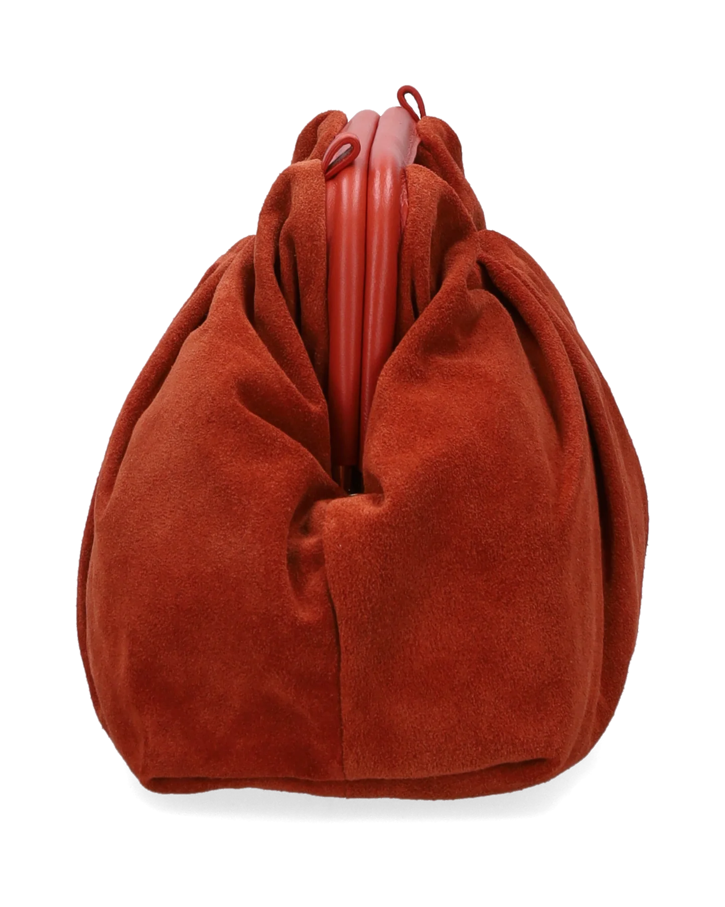 My Best Bag borsa a mano in pelle scamosciata arancio JANINE SUEDE BIG - immagine 4