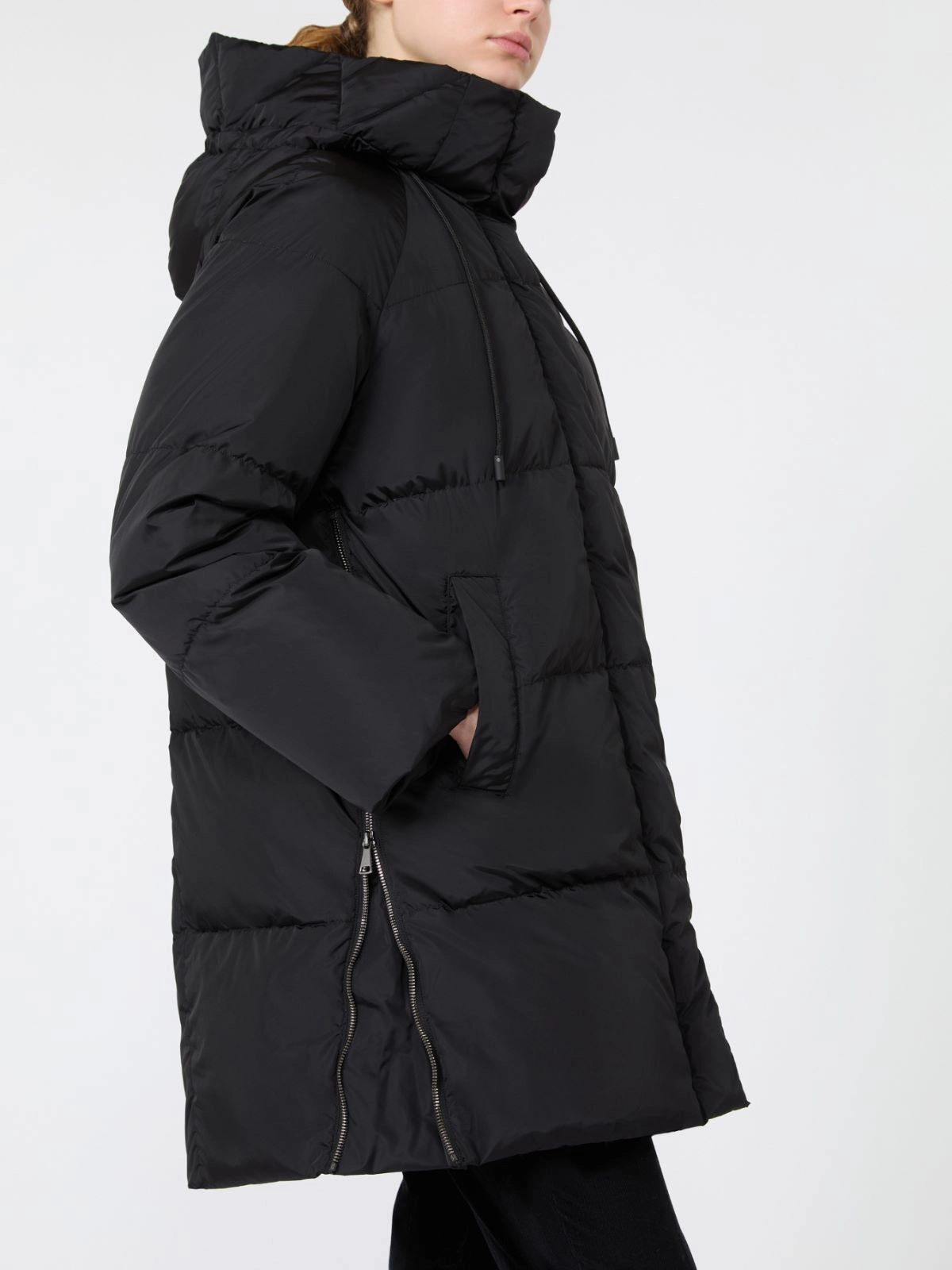 Weekend Max Mara parka imbottito lungo nero WKDNEWBEMBO - immagine 3