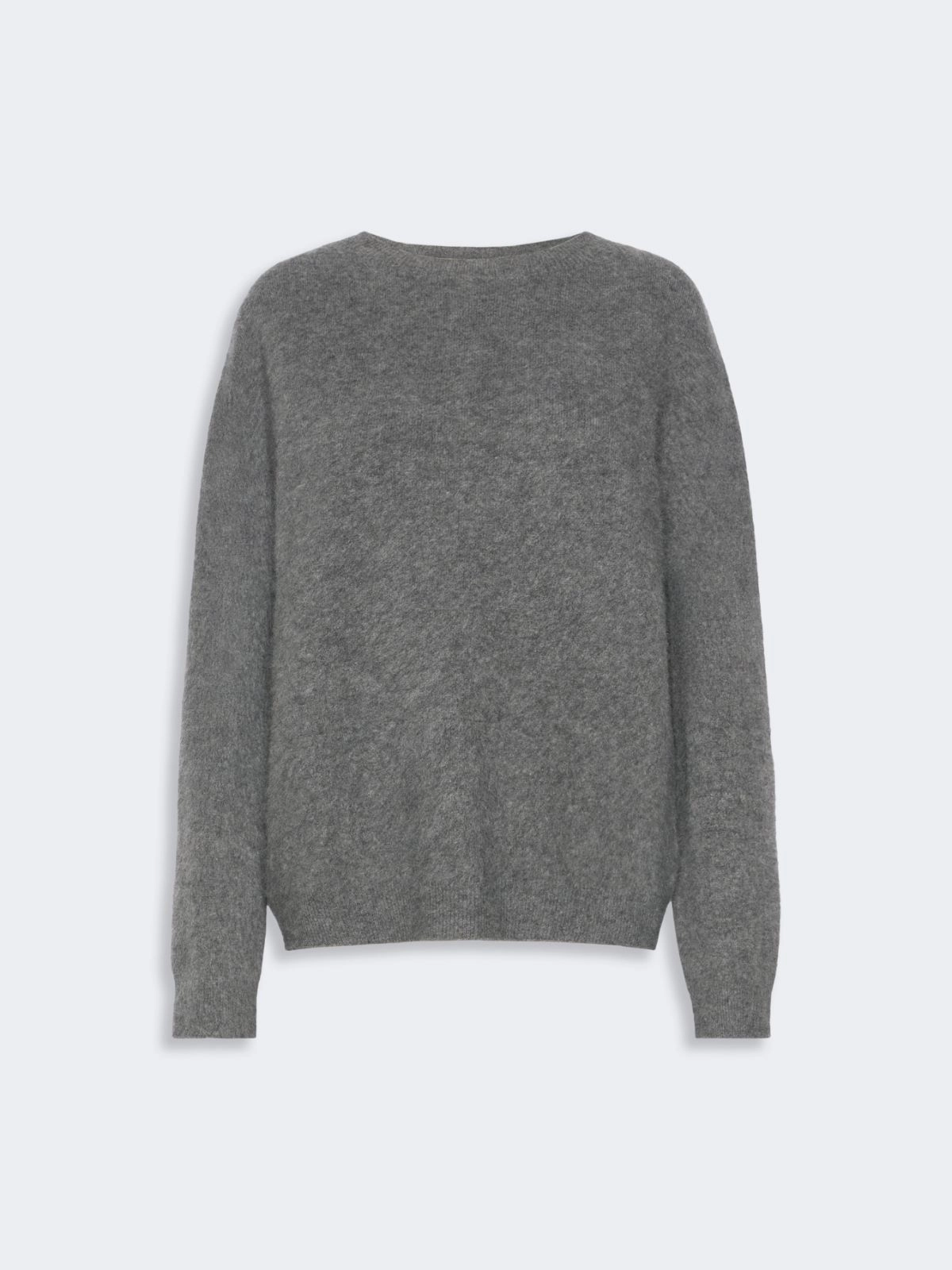 Weekend Max Mara maglia girocollo in lana e cashmere grigia WKDECO - immagine 4