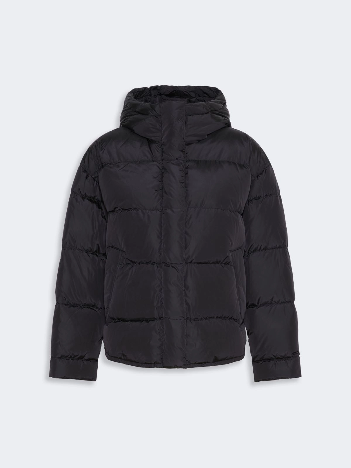Weekend Max Mara imbottito corto over in tessuto antigoccia nero WKDLUSSO - immagine 6